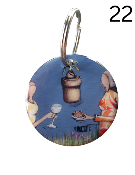 Round keyrings