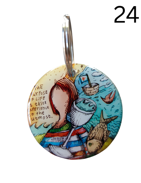 Round keyrings