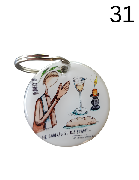 Round keyrings