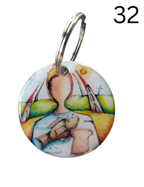 Round keyrings