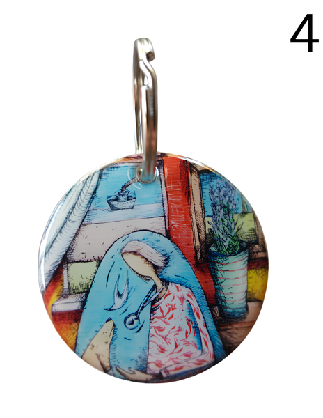 Round keyrings