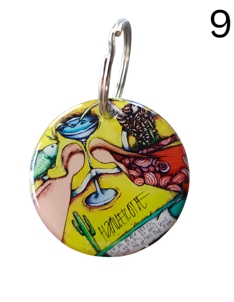 Round keyrings