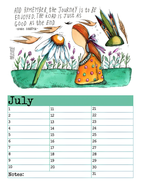 A3 Birthday Calendars/Verjaarsdag Kalenders