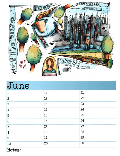 A3 Birthday Calendars/Verjaarsdag Kalenders
