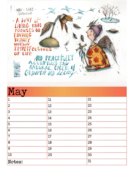 A4 Birthday Calendars/Verjaarsdag Kalenders