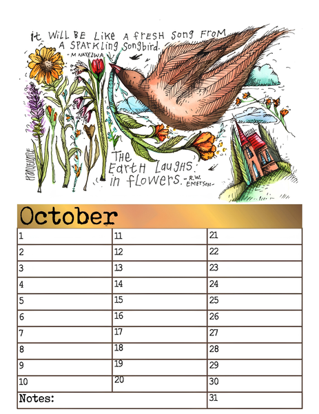 A3 Birthday Calendars/Verjaarsdag Kalenders