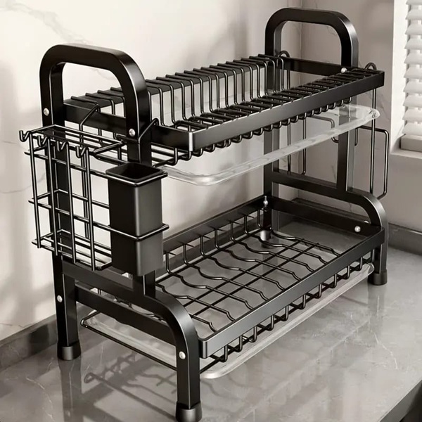 2-Tier Kitchen Organiser & Dish Drying Rack