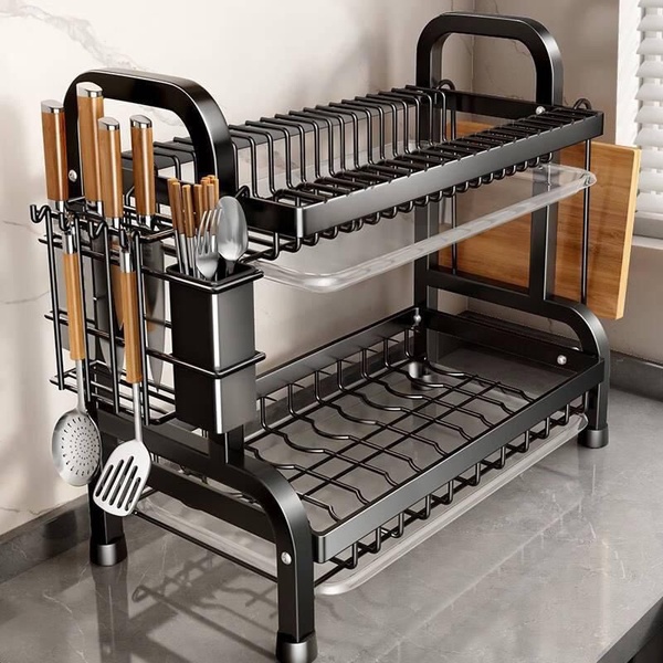 2-Tier Kitchen Organiser & Dish Drying Rack