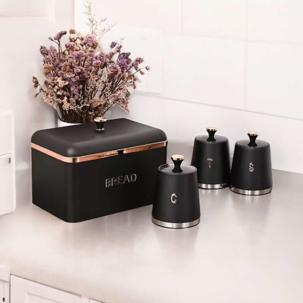 Premium Kitchen Storage Collection – Bread Bin & Canister Set