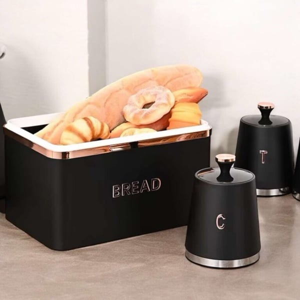 Premium Kitchen Storage Collection – Bread Bin & Canister Set