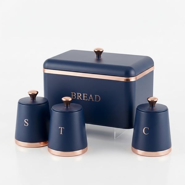 Premium Kitchen Storage Collection – Bread Bin & Canister Set