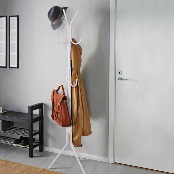 Multifunctional Coat & Hat Rack – 12 Hook Home Organiser