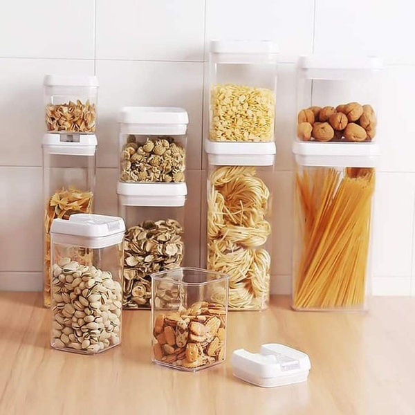 7-Piece Airtight Food Storage Container Set – Pantry Organisation Made Easy