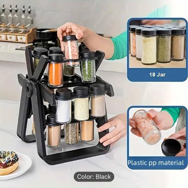 18-Jar Rotating Spice Organiser