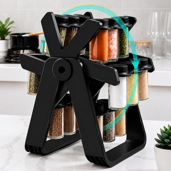 18-Jar Rotating Spice Organiser