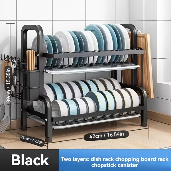 2-Tier Kitchen Organiser & Dish Drying Rack
