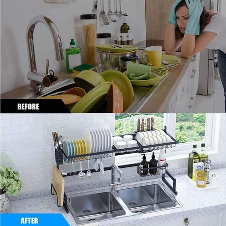 2-Tier Over-the-Sink Kitchen Organiser
