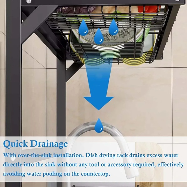 2-Tier Over-the-Sink Kitchen Organiser