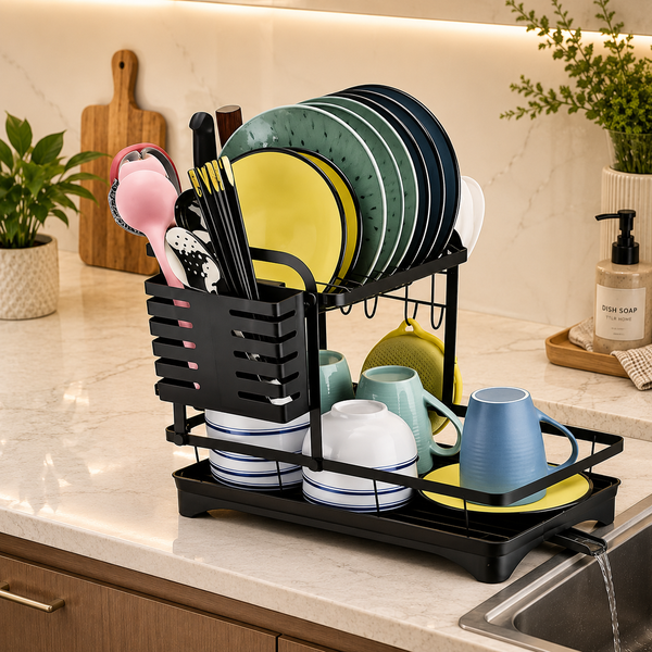 🍽️ 2-Tier Dish Drying Organiser