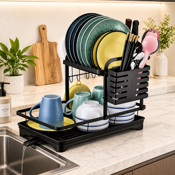 🍽️ 2-Tier Dish Drying Organiser