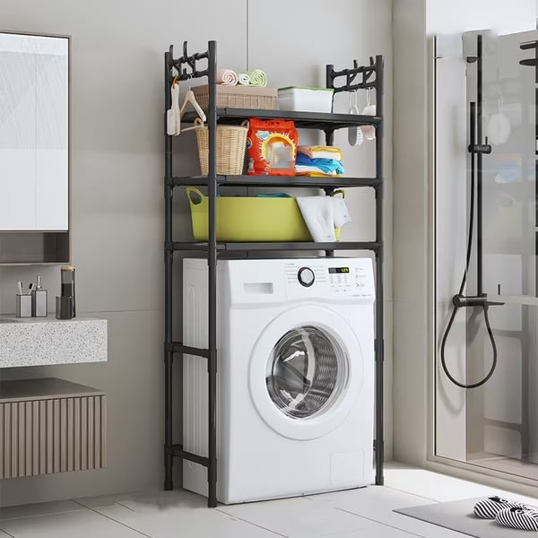3-Tier Laundry & Bathroom Organiser – Over-the-Washing-Machine Storage RackOrganiser