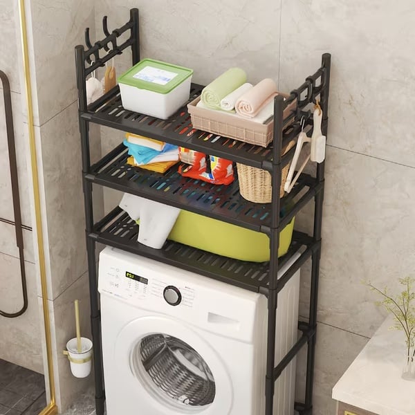 3-Tier Laundry & Bathroom Organiser – Over-the-Washing-Machine Storage RackOrganiser