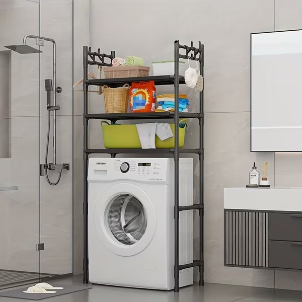 3-Tier Laundry & Bathroom Organiser – Over-the-Washing-Machine Storage RackOrganiser