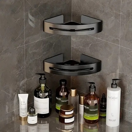 Multifunctional Corner Shelf Set (2 Pack) – Bathroom & Kitchen Space Saver