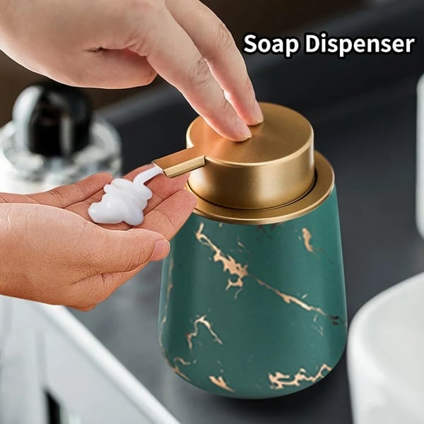 4-Piece Ceramic Bathroom Accessories Set – Elegant Bathroom Upgrade