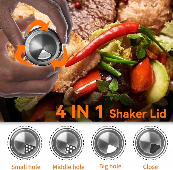 6-Piece Rotating Spice Rack Set – Kitchen Spice Organiser