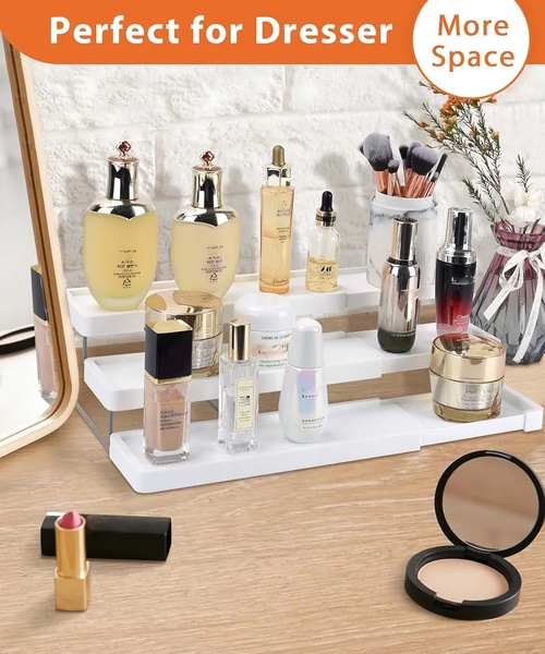 Expandable 3-Tier Cupboard Organiser – Perfect for Spices, Condiments & Everyday Essentials