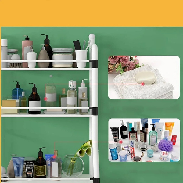 Toilet/ Bathroom Storage Rack, Shelve Organizer, Space Saver