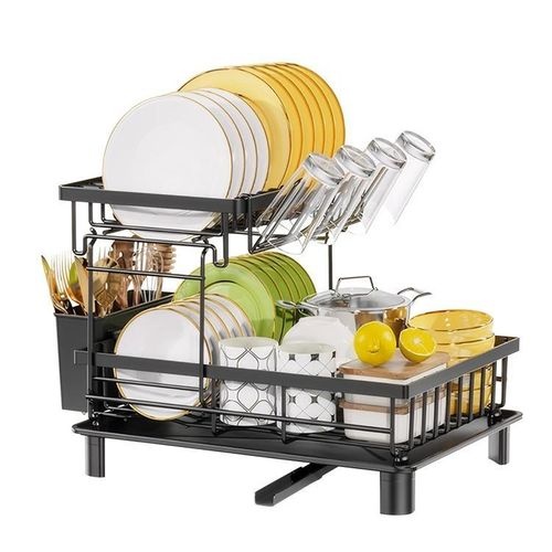 2 Tier Dish Drying Rack – Keep Your Kitchen Organised