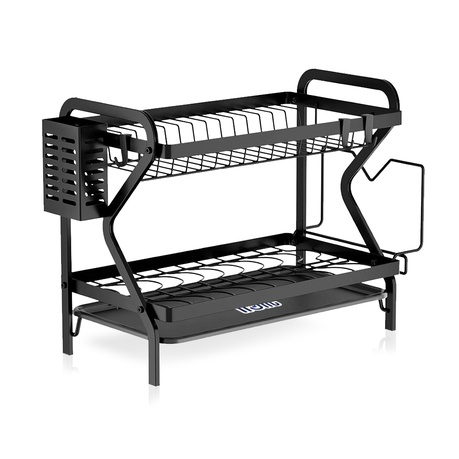 Double Layer Dish Drying Rack – Stylish & Space-Saving Kitchen Organisation