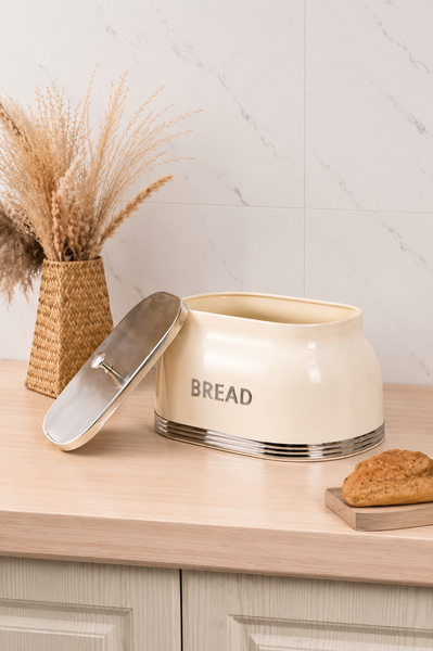 4 Piece Bread Bin & Canister Set – Modern Kitchen Storage