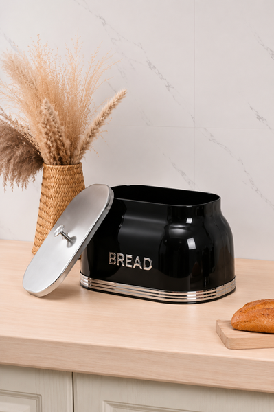 4 Piece Bread Bin & Canister Set – Modern Kitchen Storage
