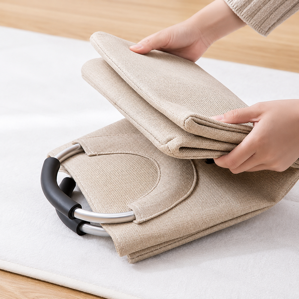 Collapsible Laundry Bag with Ring Handles