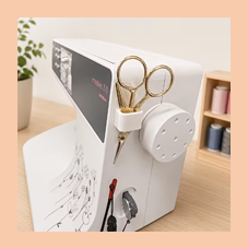 1-1615: Self adhesive scissor clips