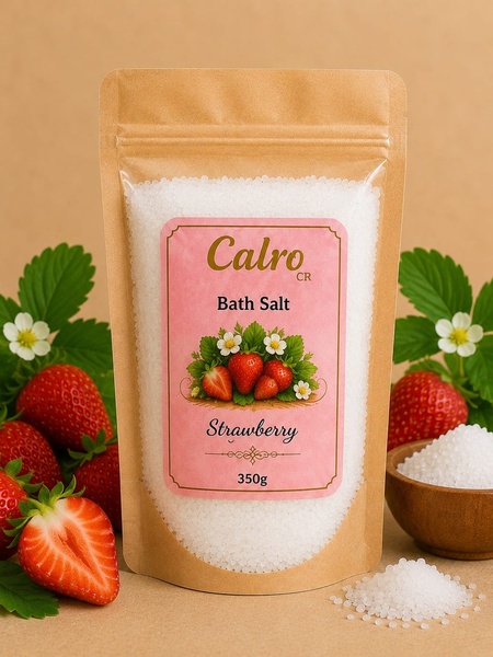 Bath Salt Strawberry Pouch