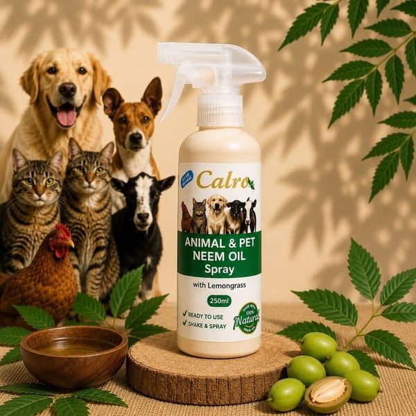 ANIMAL & PET NEEM OIL SPRAY with Lemongrass