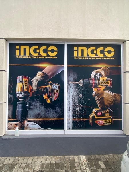 Window Branding, UV Printed Vinyl