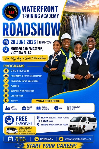Waterfront Training Academy  Roadshow Vic Falls picture
