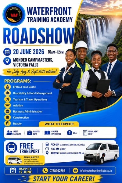 Waterfront Training Academy  Roadshow Vic Falls picture