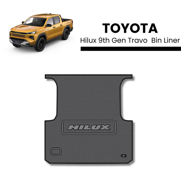 Toyota Hilux 9th Gen Travo Rubber Load Bin Mat