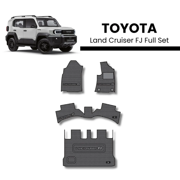 Toyota Land Cruiser FJ Rubber Mats Full Set