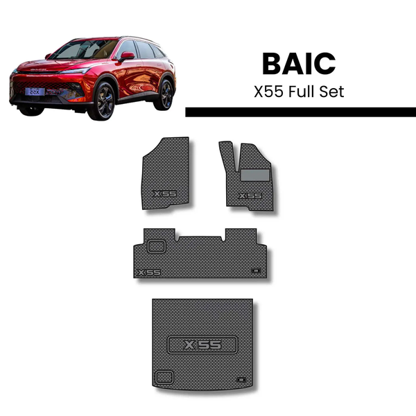 BAIC X55 Rubber Mat Set Full
