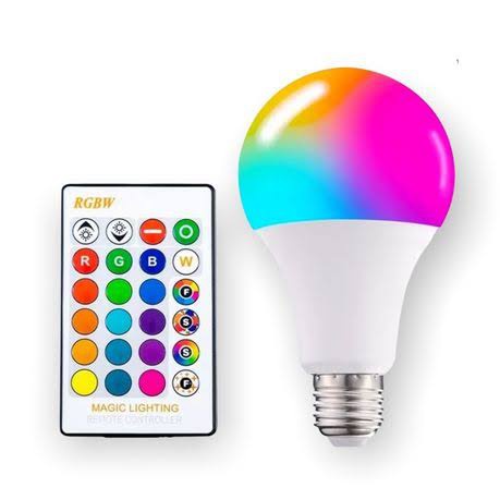 RGB colour changing smart bulb