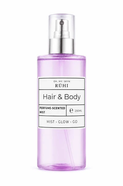 Oh My Skyn. RŪHI Hair & Body Perfume-Scented Mist (290ml)