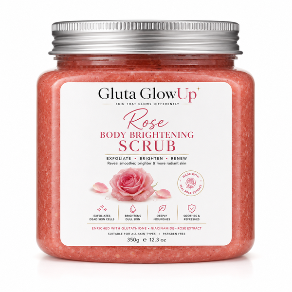 Gluta GlowUp Rose Body Brightening Scrub picture