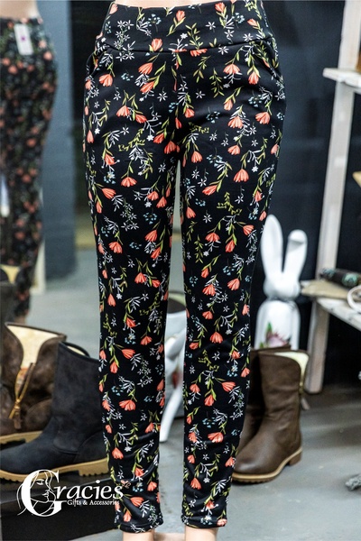 Flower Leggings Winter